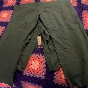 Teal / Green Over-sized Fit Cloth Overalls